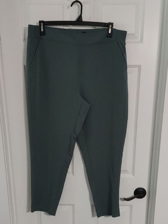 32 Cool Pants - 32 COOL Comfort Travel Pull On Pant Forest Green Size XL Scrubs Or Casual Wear